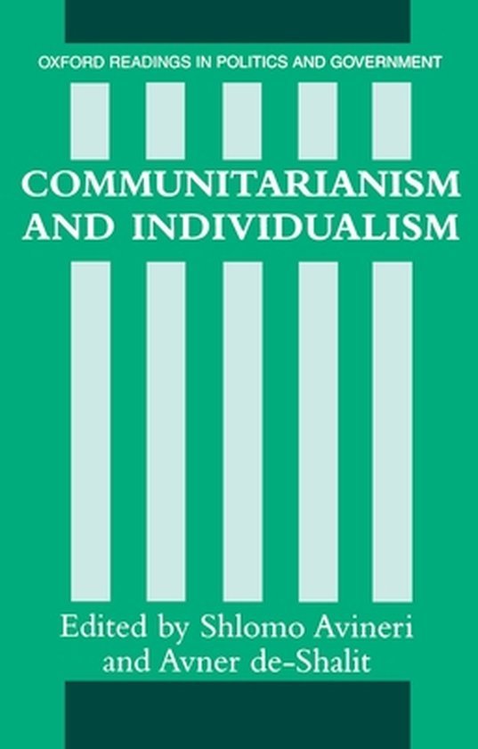 Avineri, Shlomo & De-Shalit, Avner. - Communitarianism and individualism.