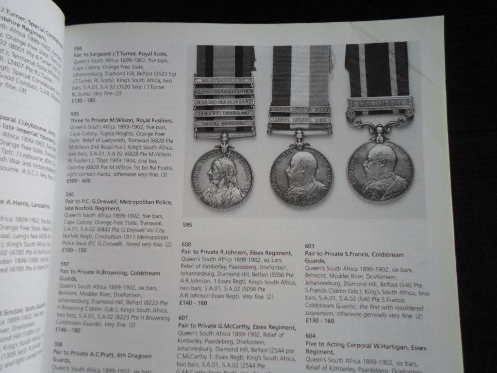 Catalogus Bonhams - Orders, Decorations, Medals Banknotes and Scrpophily, Ancient, English, World Cpoins & Historical Medals