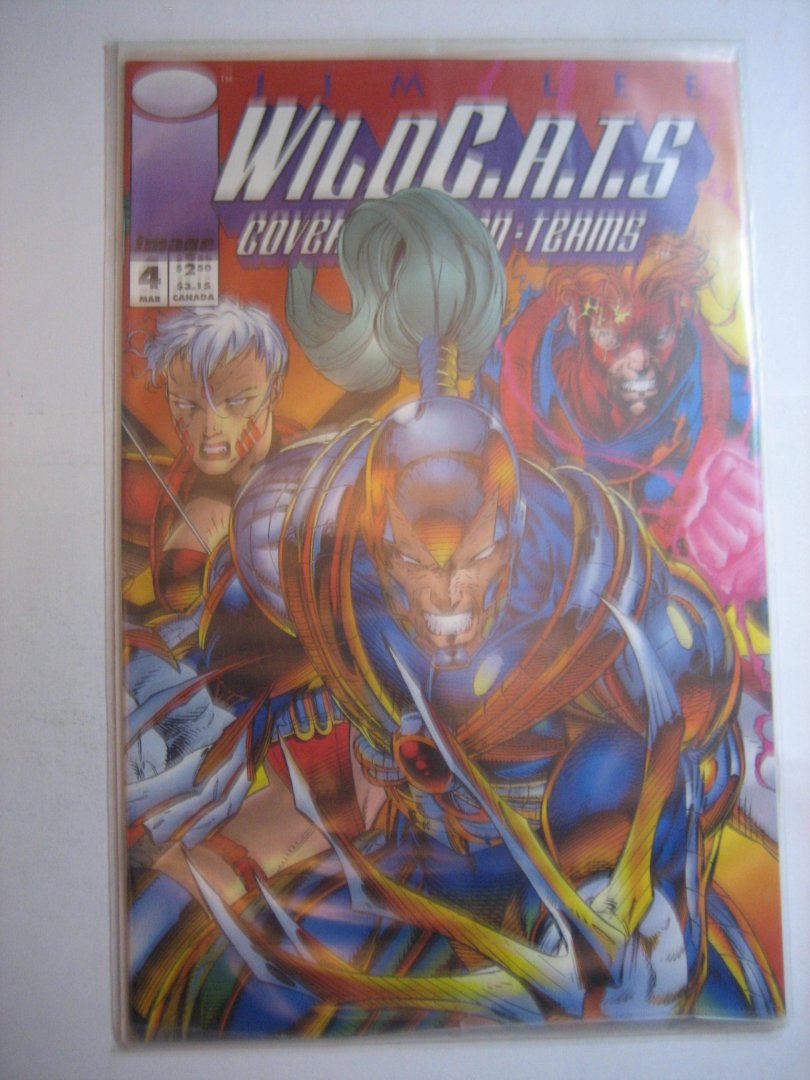 Jim Lee - Wildcats cover action teams  met redfoil wizard card