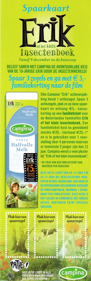 Bomans, Godfried - boekenlegger: Spaarkaart: Erik of het klein insectenboek