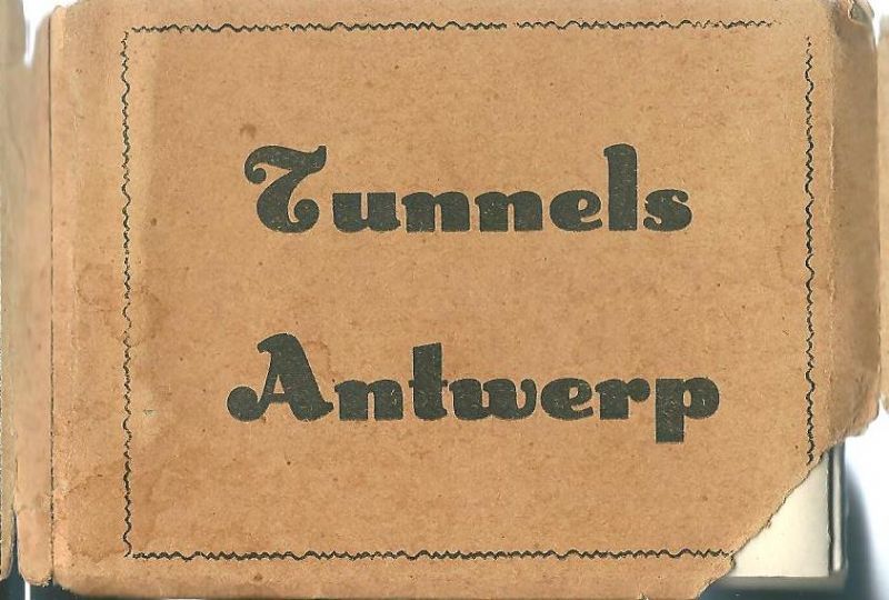 Anoniem - Oud souvenir album: Tunnels Antwerp