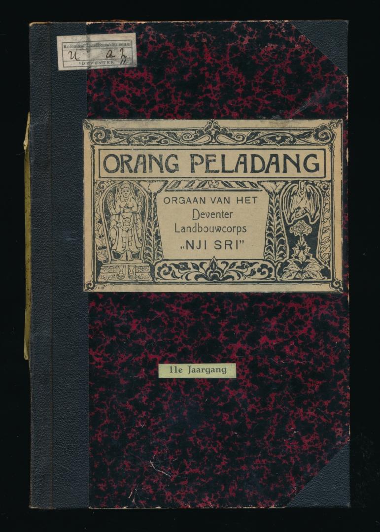 Red. Beusekom, Von Nordheim, Immink - Orang Peladang orgaan van het Deventer Landbouwcorps NJI-SRI 1923