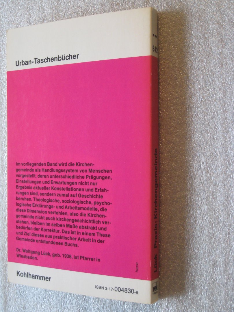 Luck, Wolfgang - Praxis: Kirchengemeinde