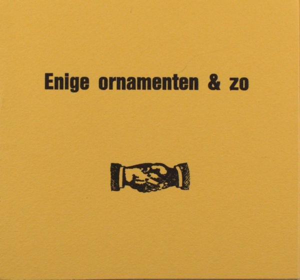  - Enige ornamenten & zo.