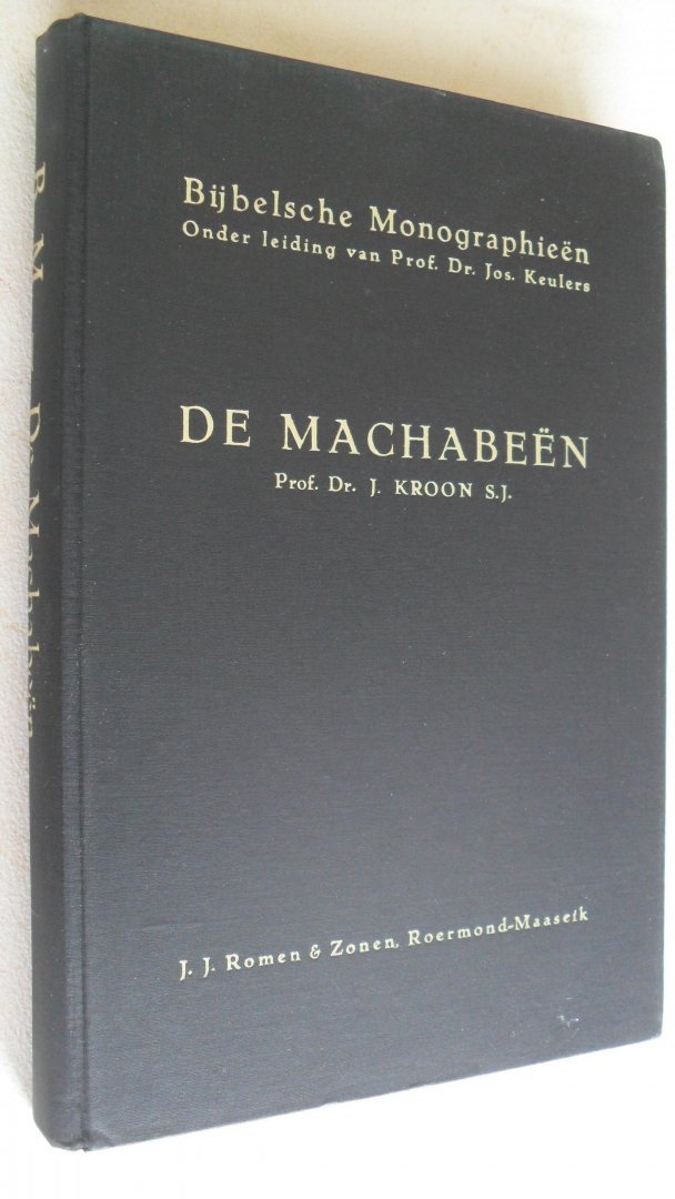 Kroon prof.dr. J. - De Machabeen