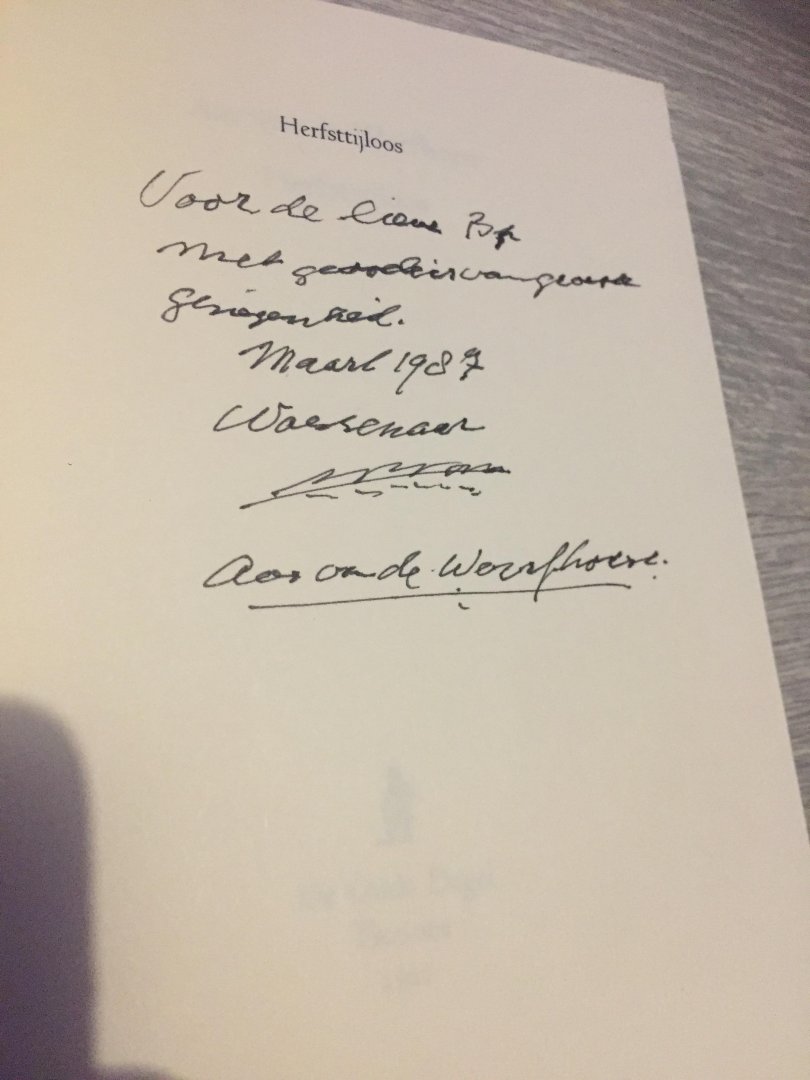 Aar van de Werfhorst - Herfsttijloos (gesigneerd)