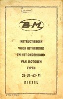 Bernard-Moteurs - BM Instructieboek Typen 21-51-62-71 Diesel