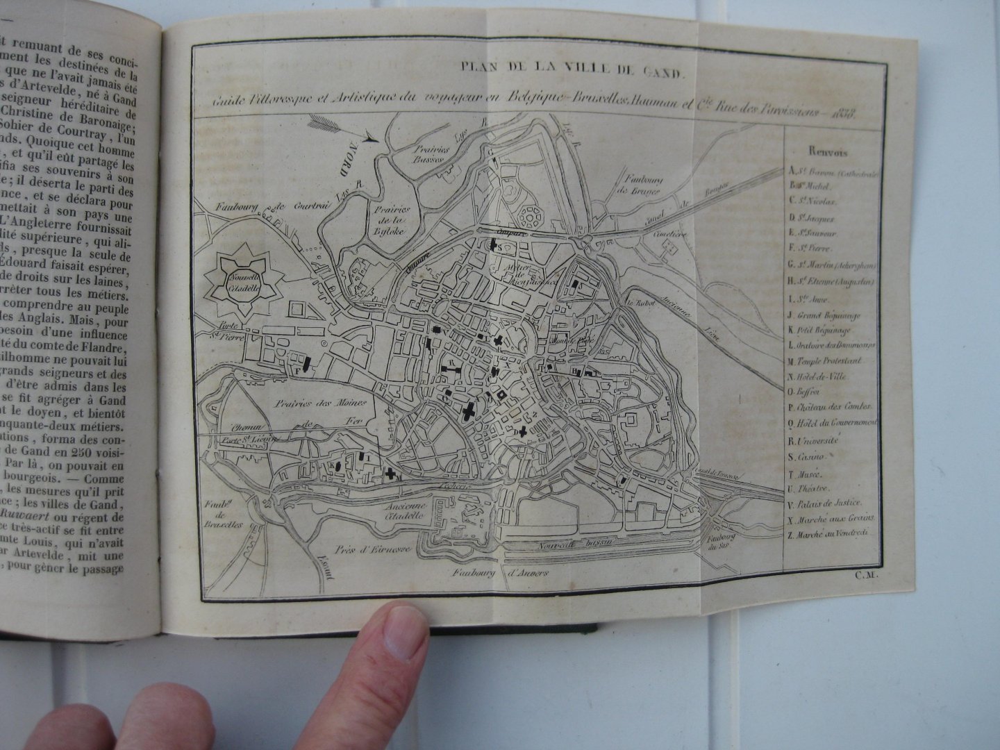 A.F. - Guide pittoresque et artistique du voyageur en Belgique.