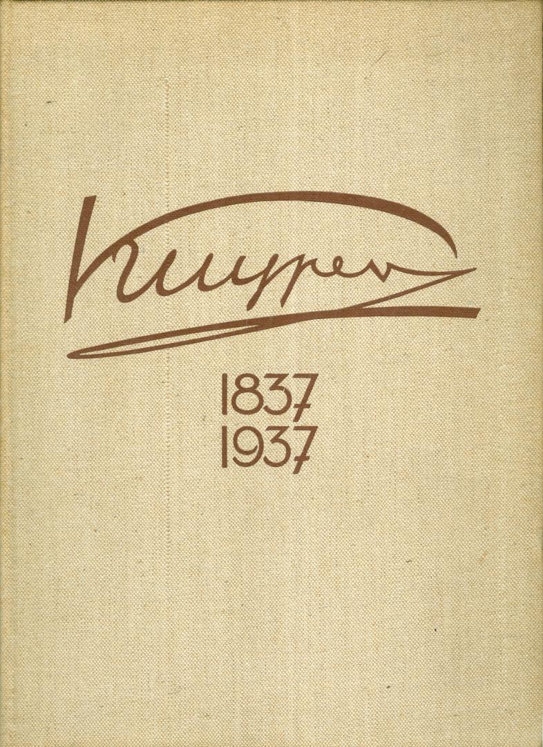 Scholten, Dr. L.W.G. e.a. - Dr. A. Kuyper - 1837-1937- gedenkboek