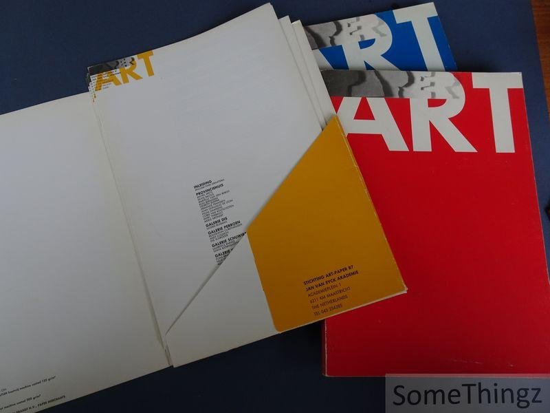 Pieter Keune, Han Seur, Jan Kenis, Betty van Garrel and Stefan Graatsma. - Art-Paper 87. Maastricht. [3 volumes.]
