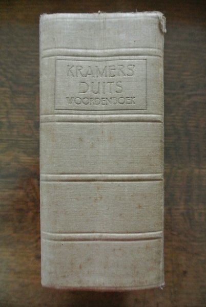 Kroes, Dr. H.W.J. - KRAMERS' DUITS WOORDENBOEK; Duits-Nederlands en Nederlands-Duits