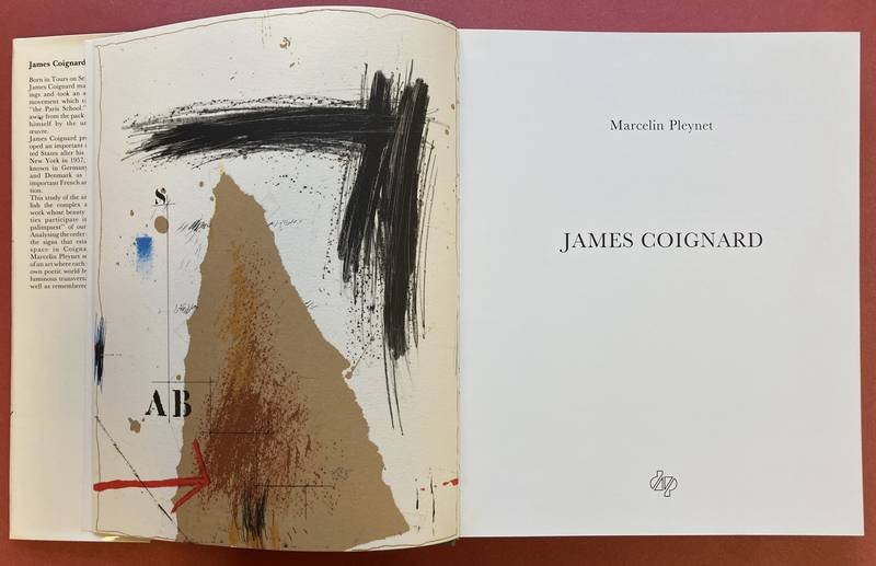 COIGNARD, JAMES - PLEYNET, MARCELIN. - James Coignard. [English edition & with original lithograph]