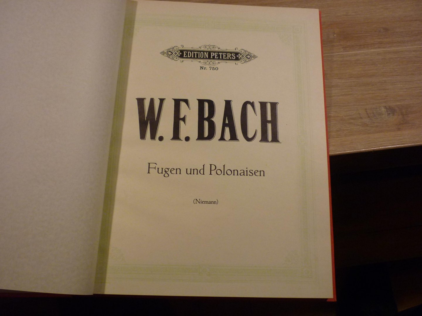 Bach; Wilhelm Friedemann (1710–1784)  //  Mozart; Wolfgang Amadeus (1756–1791) - W.F. Bach: Fugen und Polonaisen fur Klavier zu 2 Handen   //   W.A. Mozart: Klavierstucke