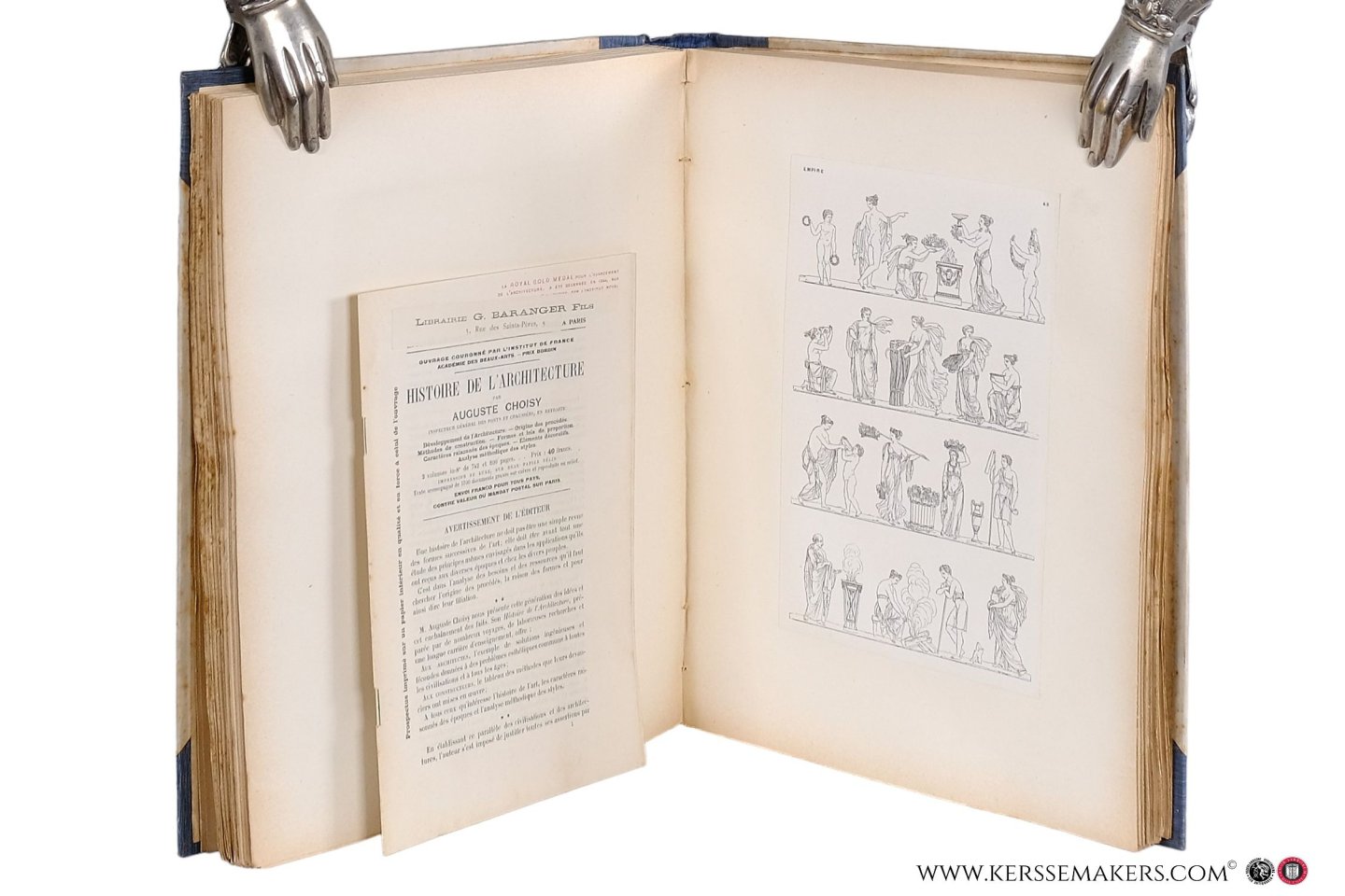 Rouveyre, Edouard. - Comment Discerner Les Styles enseigné par l'imagie. Le Style Empire XIXe Siecle - 1804 à 1814. Trois Cents Reproductions Documentaires. Aigles, Ajours geometriques, Attributs et Symboles, Colliers d'Oves, Cols de Cygnes, Couronnes, Corniches, ...