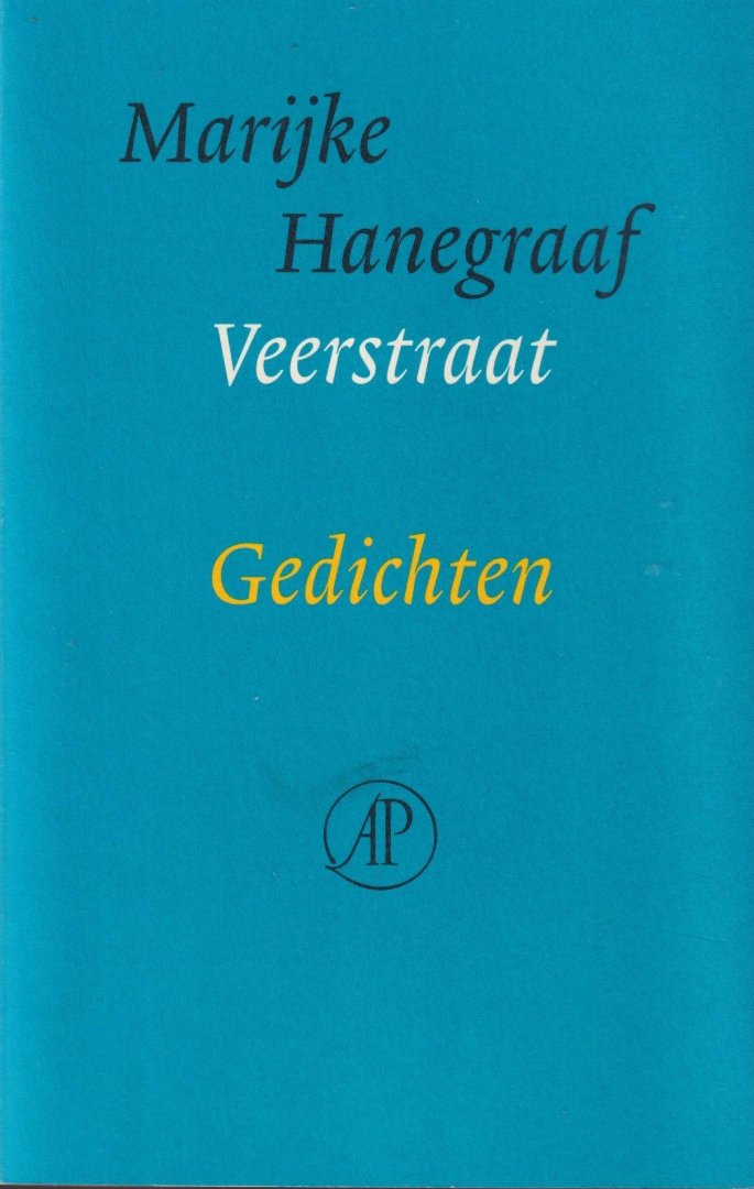 Hanegraaf, Marijke - Veerstraat. Gedichten