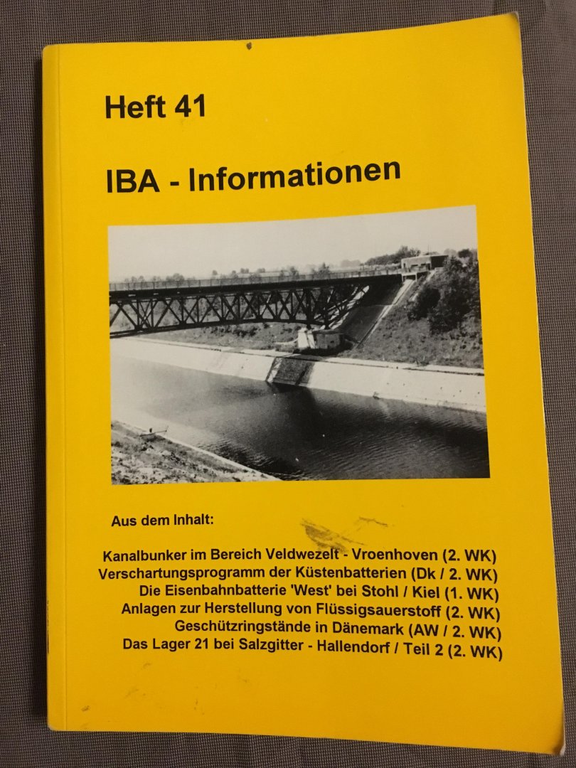 IBA-Informationen - Heft 41, IBA - Informationen