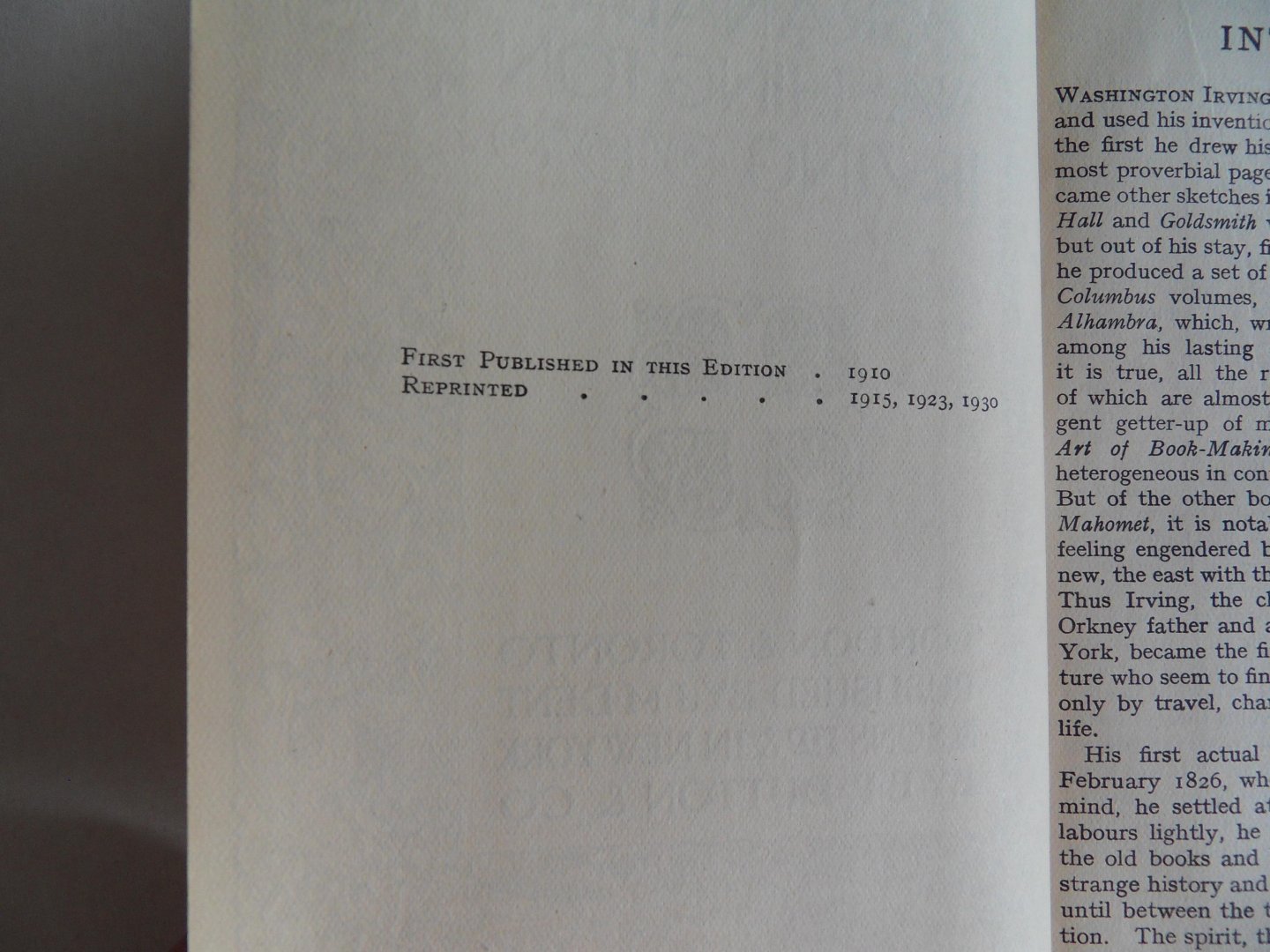 Irving, Washington. - The Conquest of Granada.