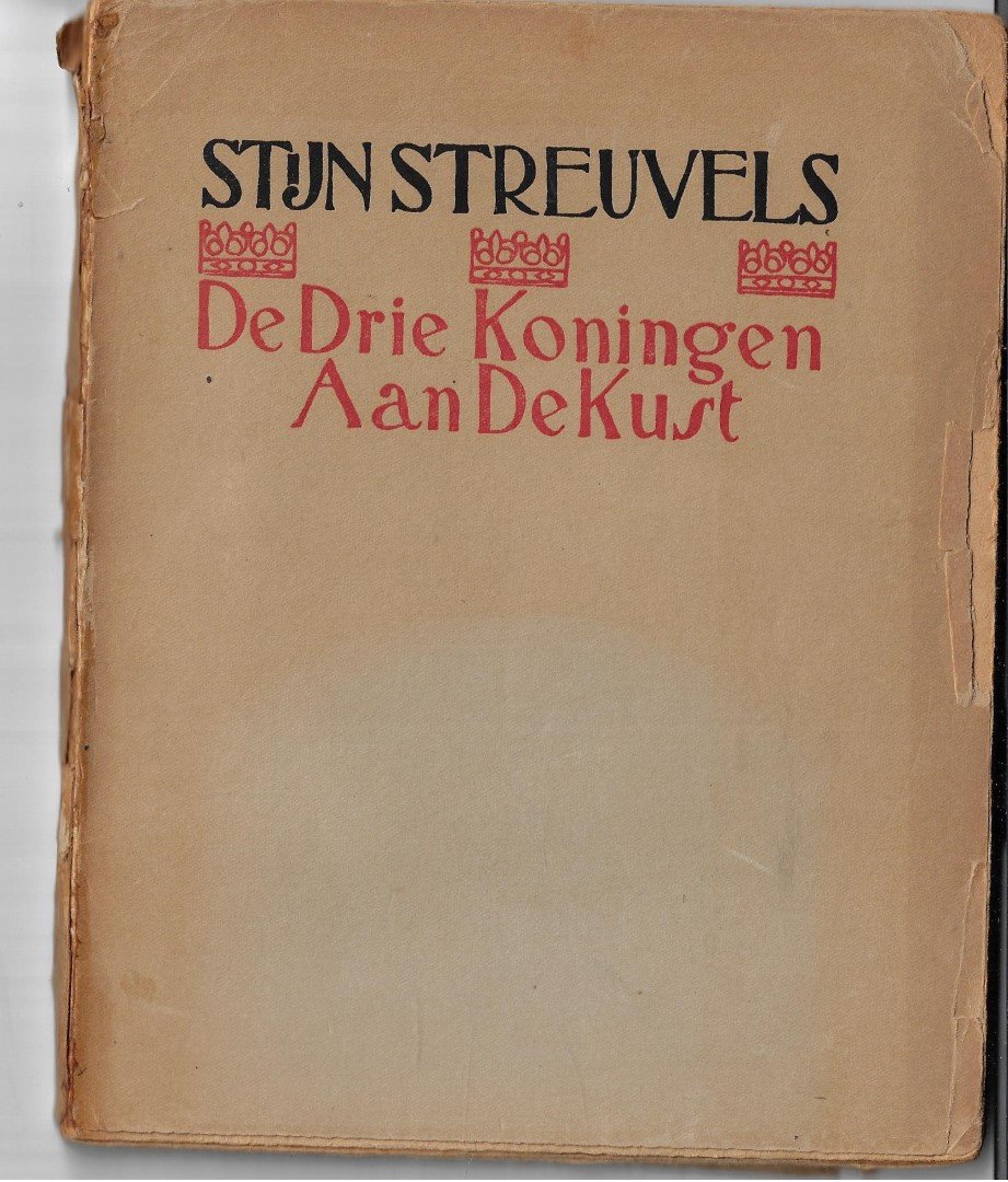STREUVELS, Stijn. - De Drie Koningen aan de Kust. Verlucht door Jules Fonteyne. Volblad-tekeningen. Letter-vignetten (in 2 kleuren !) Slotstukken. Fraaie grafiek! In 2 kleuren gedrukt.