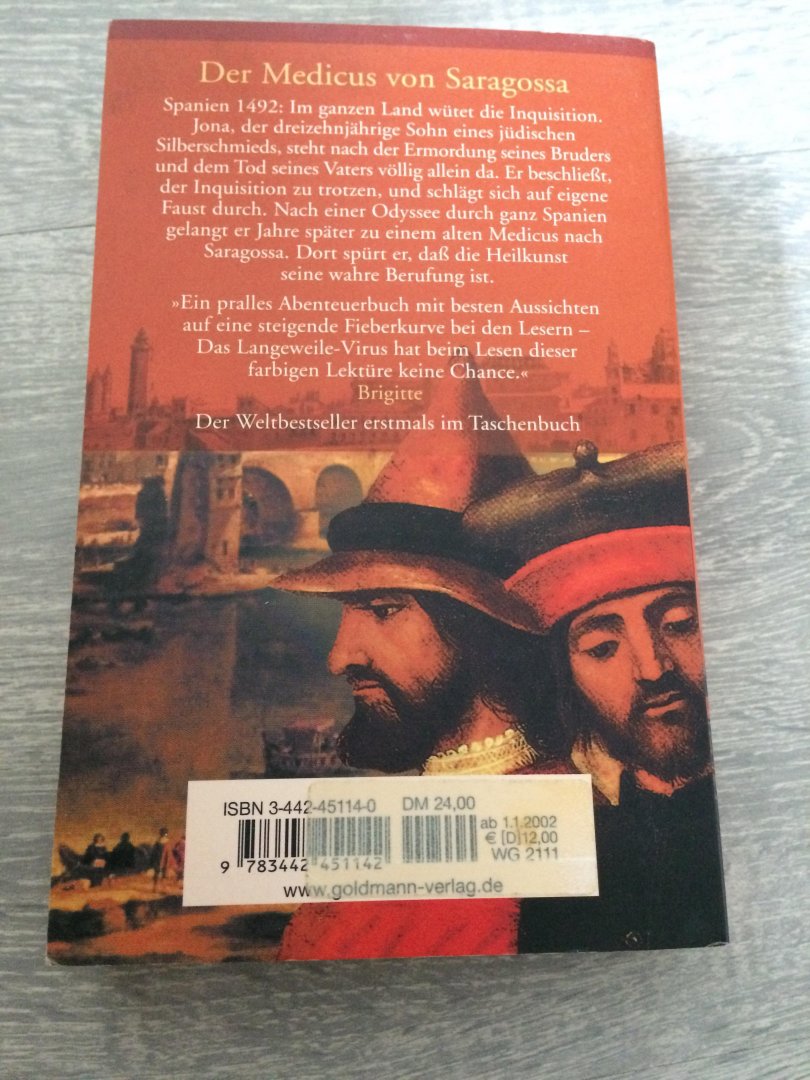 Gordon, Noah - Der Medicus von Saragossa