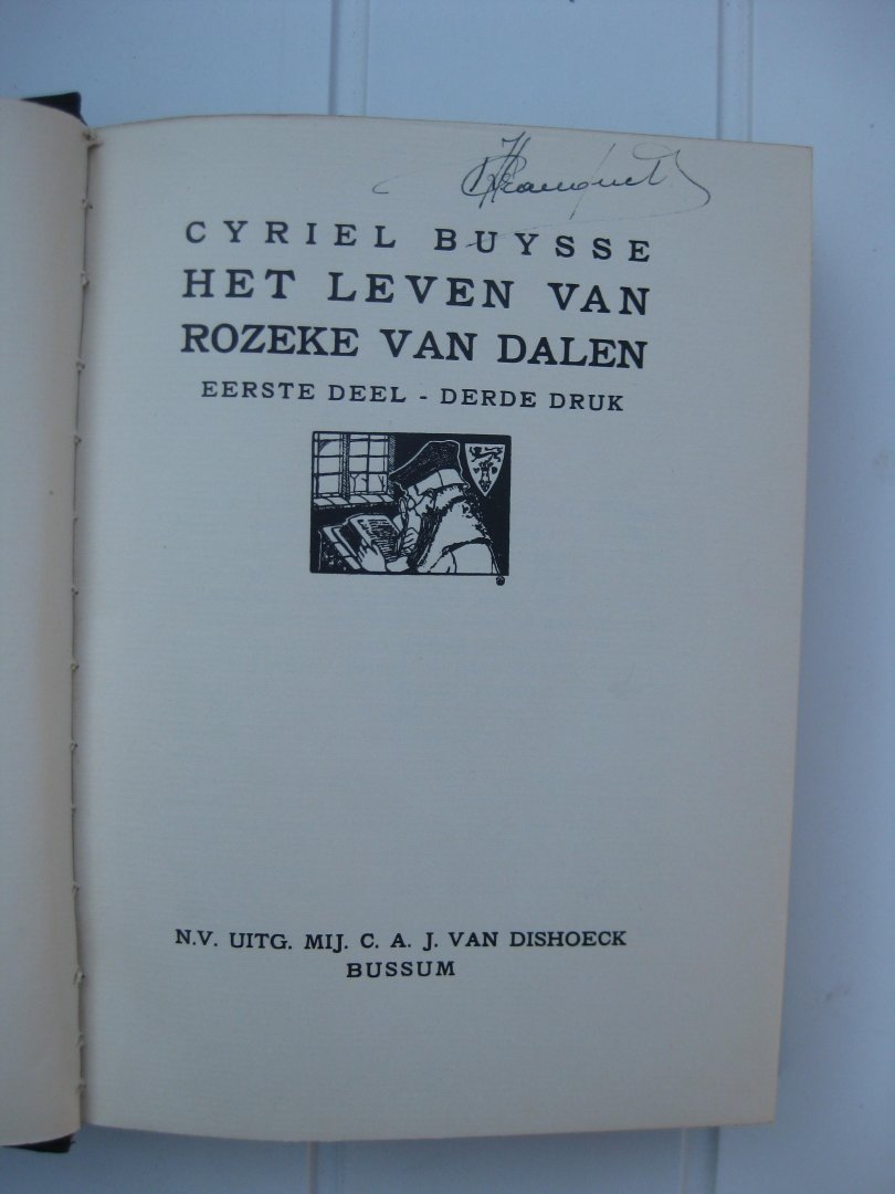 Buysse, Cyriel - Het leven van Rozeke van Dalen. Eerste deel.