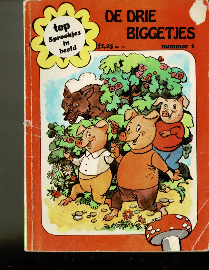  - Top Sprookjes in Beeld nummer 1 De drie biggetjes