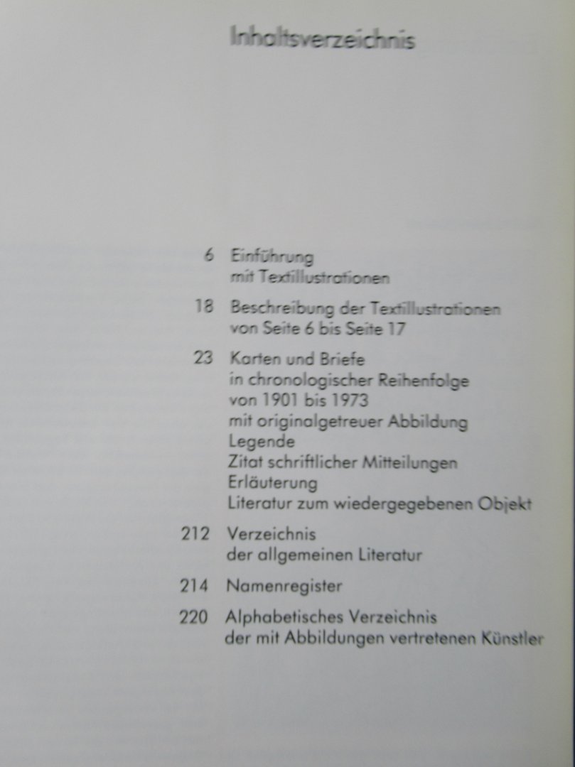 Wietek, Gerhard - Gemalte Künstler Post. Karten und Briefe deutscher Künstler aus dem 20. Jahrhundert.