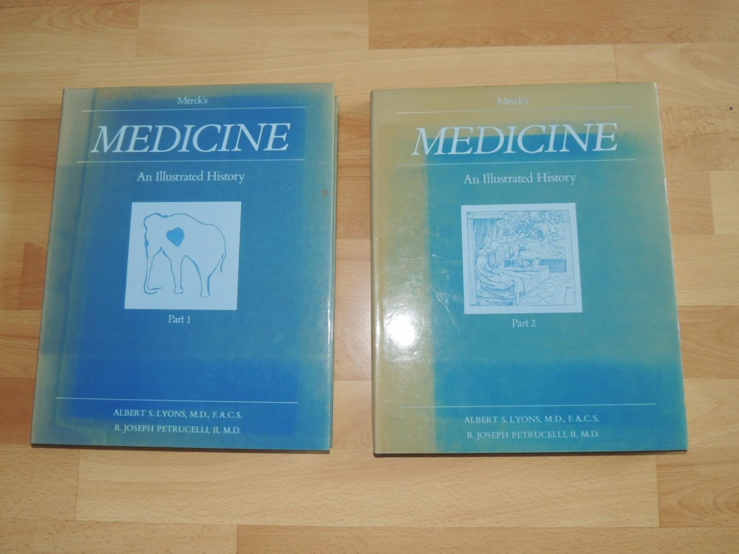 Lyons, Albert S. / Petrucelli, R.Joseph - Merck's Medicine, an illustrated history. PART I  and PART II
