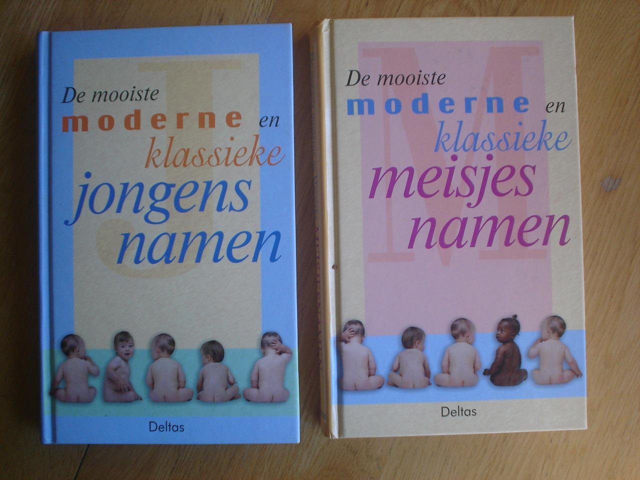 Twee boeken van Freya en Son Tyberg, - 1. De mooiste moderne en klassieke meisjesnamen. 2. De mooiste moderne en klassieke jongensnamen