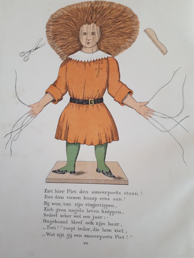 Razoux W.P. - Een aardig prentenboek met leerzame vertellingen naar het beroemde hoogduitsche kinderwerk "Der Struwelpeter"