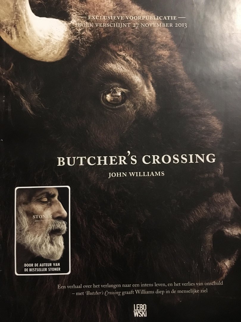John Williams - Exclusieve voorpublicatie van; Butcher's Crossing
