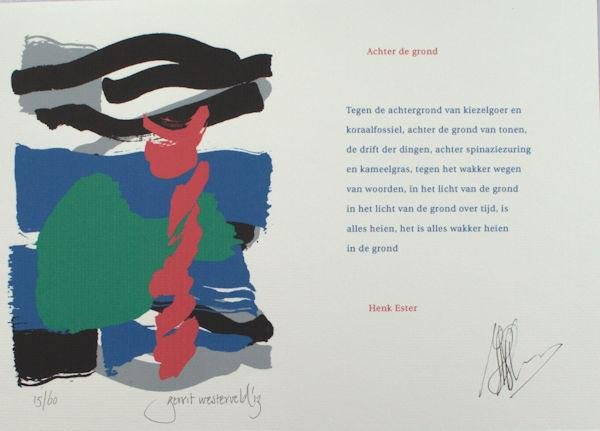 Ester, Henk. - Achter de grond.