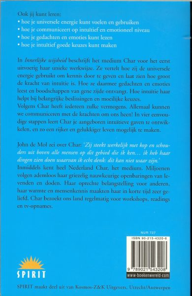 Victoria St. George Vertaling Spirit  Talk  en Foto Auteur  Gentle Look Chris van de Vooren - CHAR innerlijke wijsheid leren leven met je intuïtie [spirit]