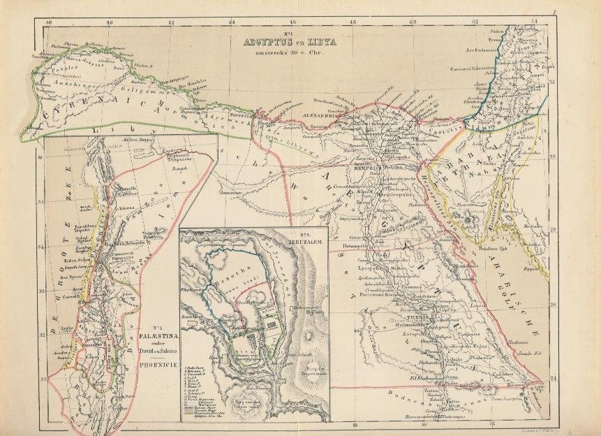 Kan, J.B. (bew.) - Historisch-Geographische Atlas. Derde druk.