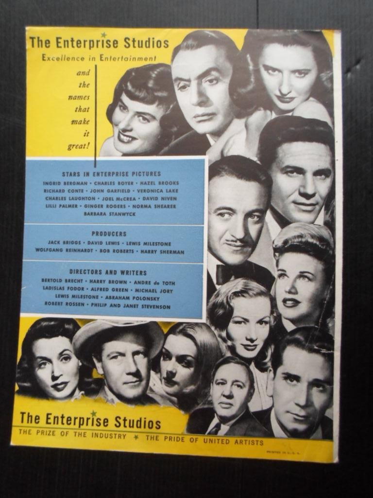  - Filmfolder The Enterprise Studios