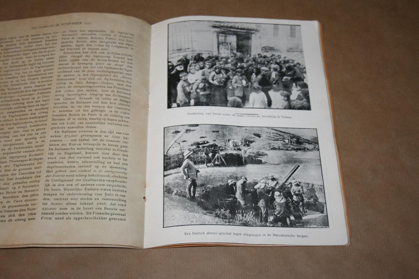  - De Oorlog in november 1917 -  Met illustraties en schetskaartjes