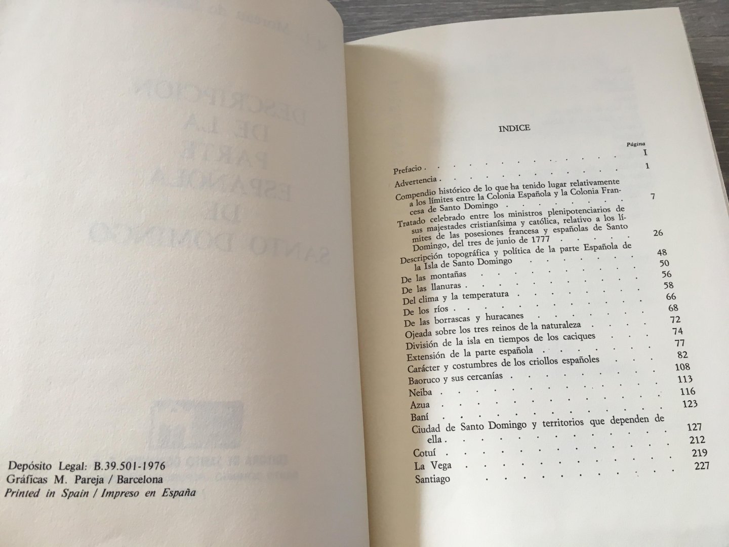 M.L. Moreau de Saint-Méry - descripcion de la parte espanola de santo Domingo