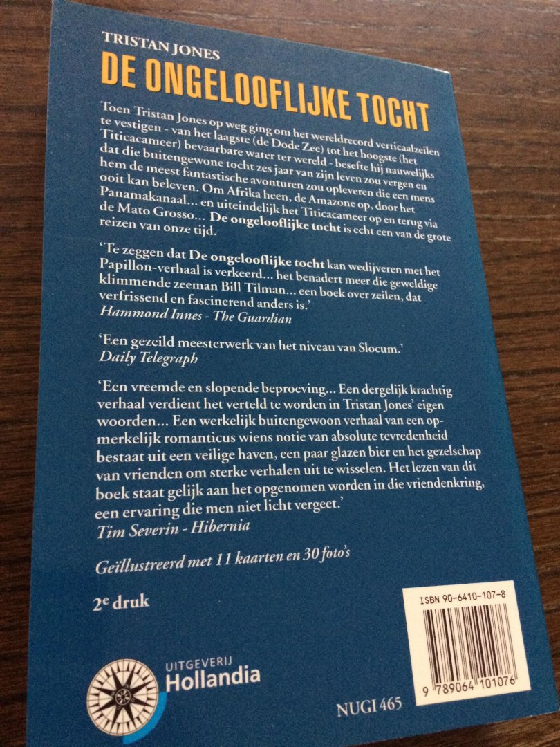 Jones, T. - De ongelooflijke tocht
