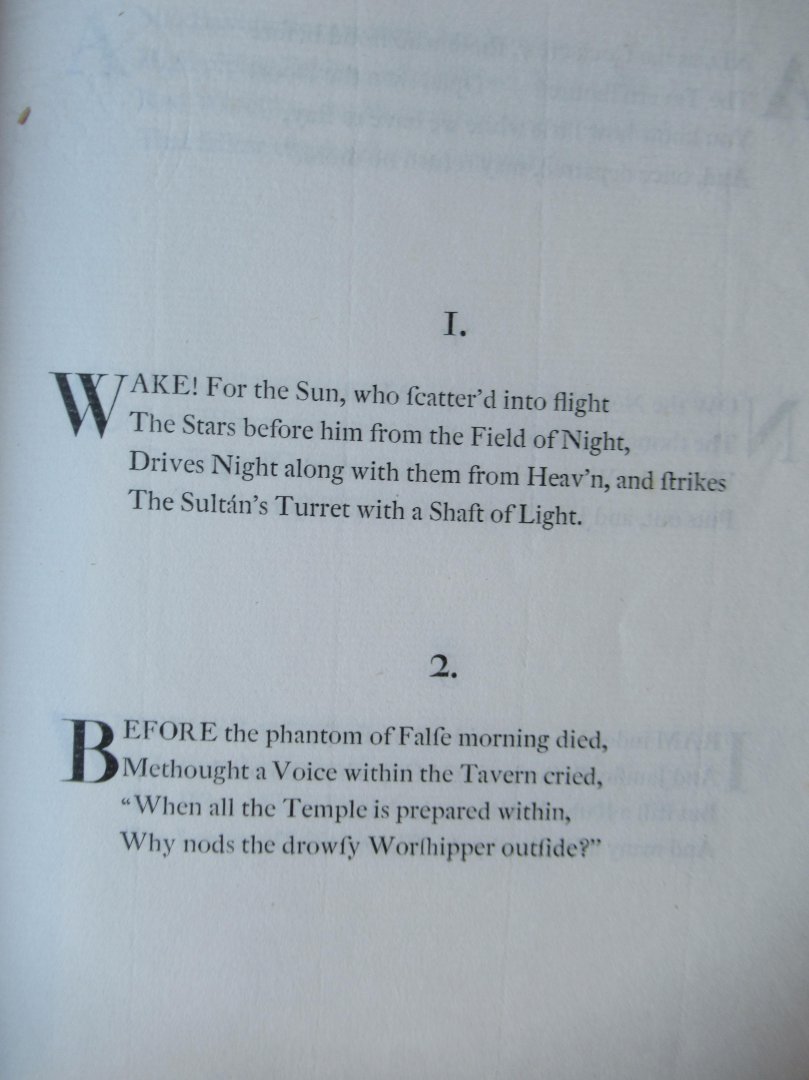 Khayyam, Omar of Naishpur - Rubaiyat