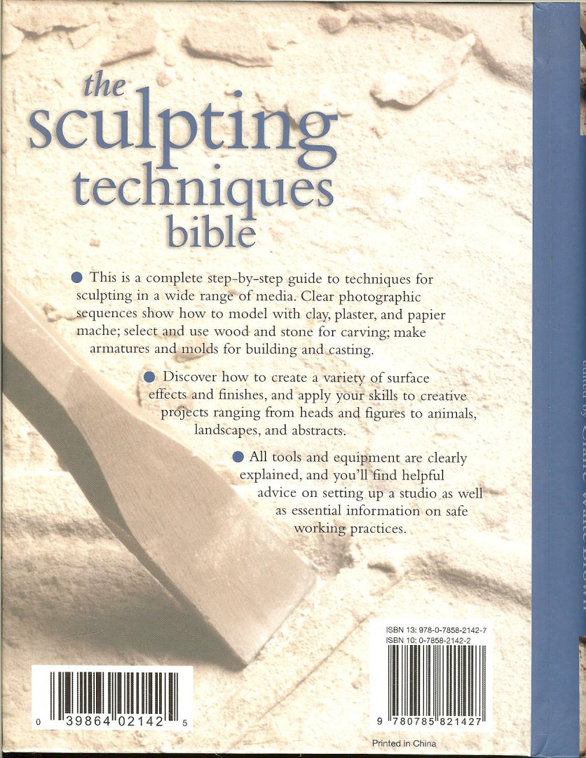 Brown Claire Waite  en  Mary Groom - The Sculpting Techniques Bible: An Essential Illustrated Reference for Both Beginner and Experienced Sculptors