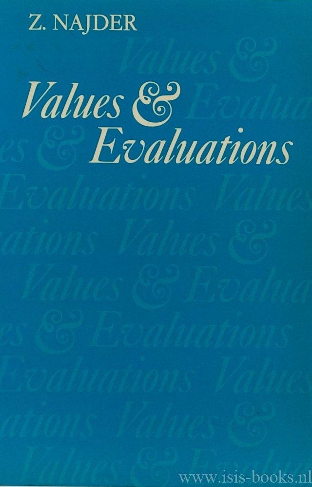 NAJDER, Z. - Values and evaluations.