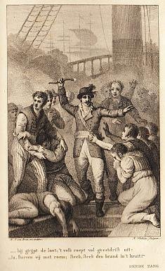 HELMERS, J.F. - De Hollandsche natie, in zes zangen.  (Met:) Veranderingen en bijvoegzelen in den derden druk van De Hollandsche Natie, welke onder het dwangjuk der Fransche heerschappij, niet in den eersten en tweeden druk dezes werks mogten gesteld worden.