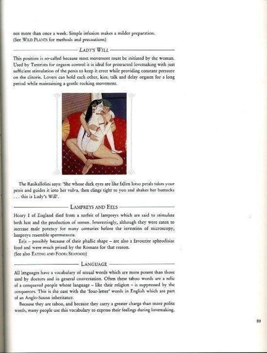  - Aphrodisiacs : An Encyclopedia of Erotic Wisdom.