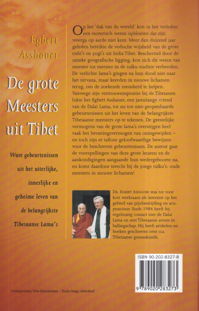 Asshauer, Egbert - De Grote Meesters uit Tibet