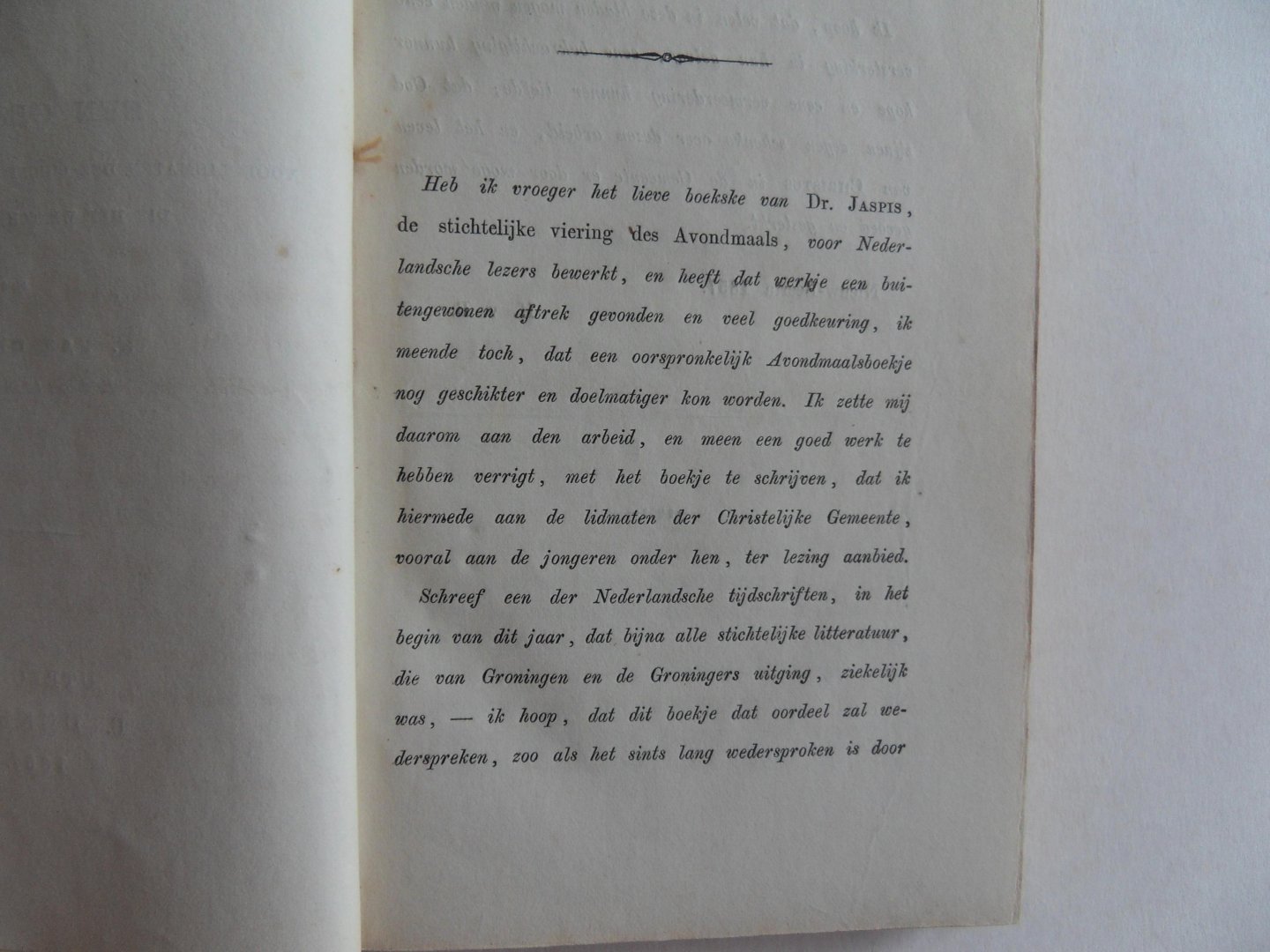 Berkum, H. van. - Avondmaalsroeping en Avondmaalszegen.