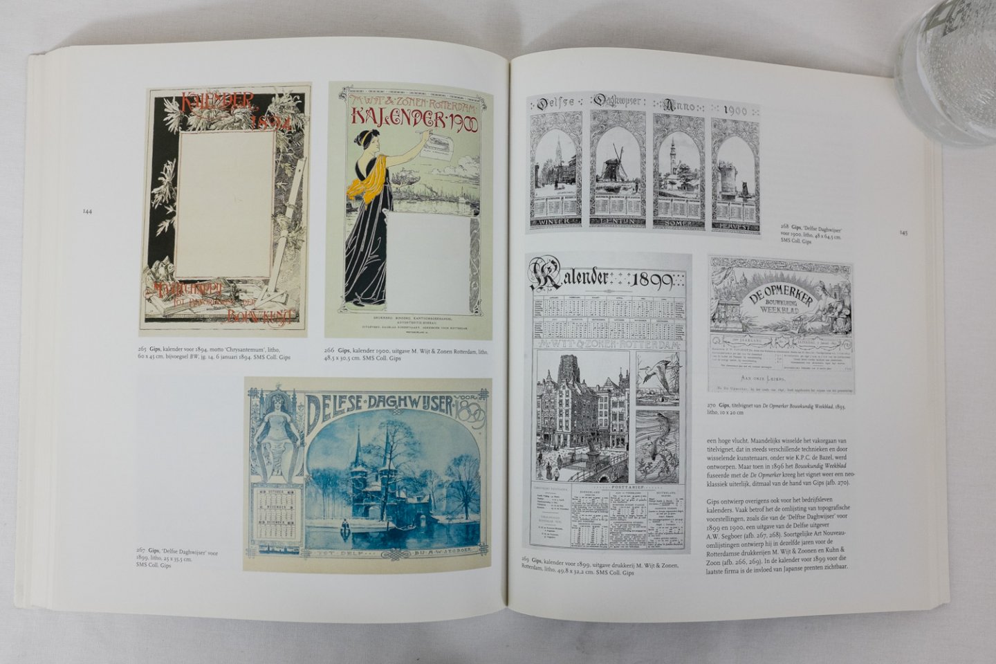 Hilkhuijsen, J. - Delftse Art Nouveau / onderwijs en ontwerp Adolf le Compte (1850-1921) Karel Sluyterman (1863-1931) en Bram Gips (1861-1943)