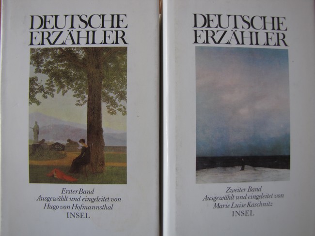 Hofmannsthal, Hugo von / Kaschnitz, Marie Luise (red.) - Deel 1 + 2; : Deutsche Erzähler. Band I & II