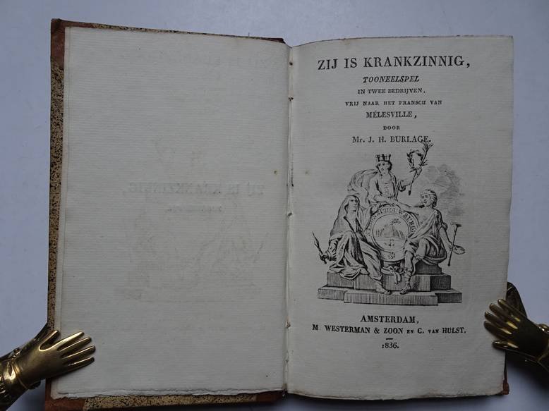 Mélesville. - Zij is krankzinnig, tooneelspel in twee bedrijven.