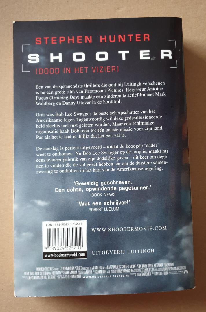 Hunter, S. - Shooter / Dood in het vizier Filmeditie