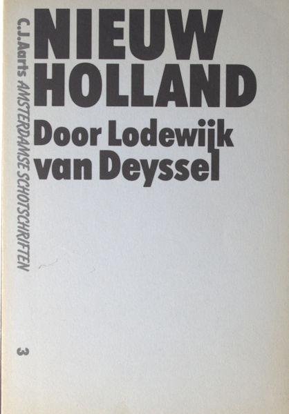 Deyssel, Lodewijk van. - Nieuw Holland.