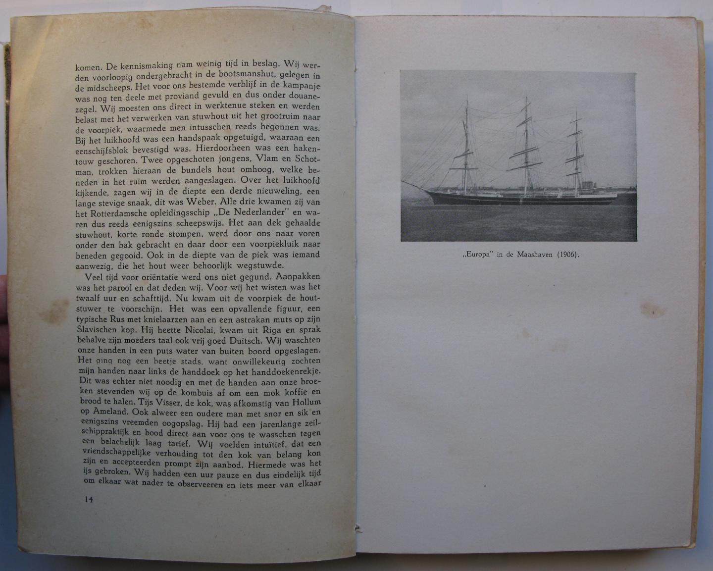 Metzelaar, A.C. - Europa Ahoy!/De geschiedenis van een zeilschip